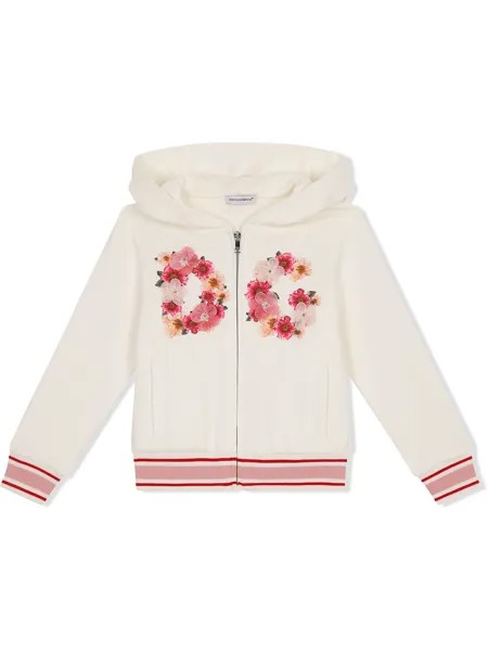 Dolce & Gabbana Kids худи с вышитым логотипом