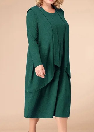 Костюм Линия-Л-1742/1 В цвете: Зеленый; Размеры: 60,64