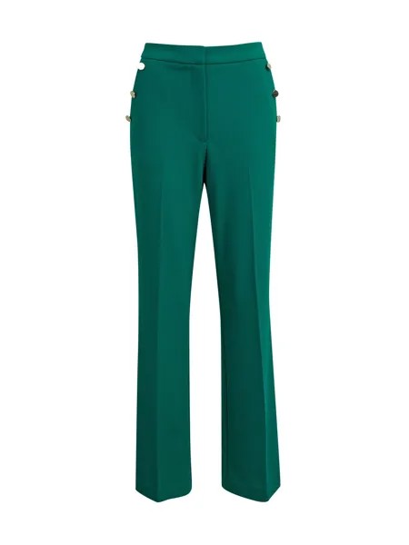 Широкие брюки со складками Orsay, зеленый