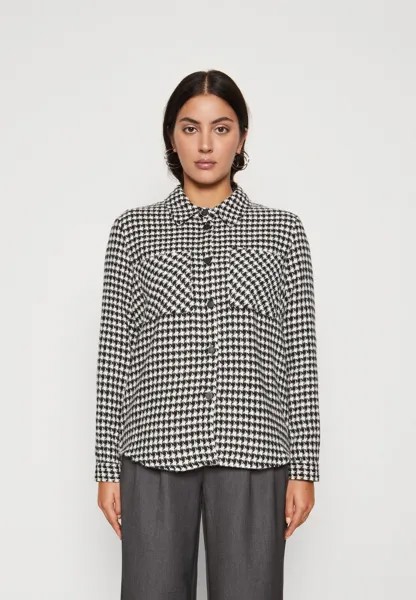 Рубашка JDY JDYNEOLINA BOUCLE ВЕРХНЯЯ, цвет black/eggnog