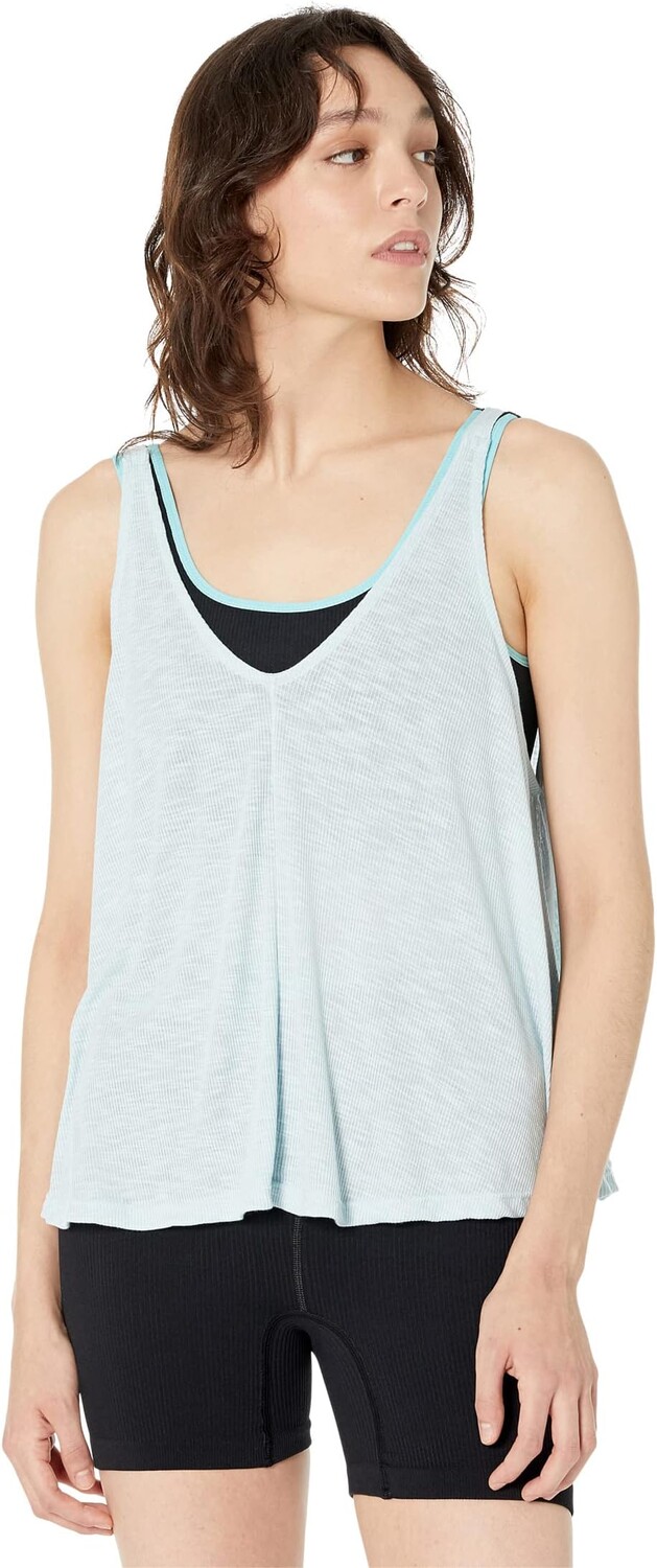 Топ Free People Dani Tank, цвет Sea Wash