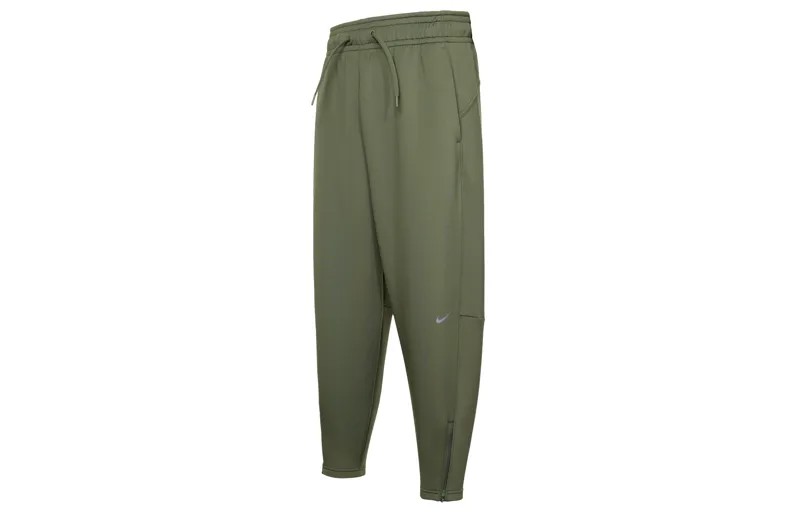Спортивные брюки Dri-Fit Prima Knit женские цвета хаки-зеленый Nike