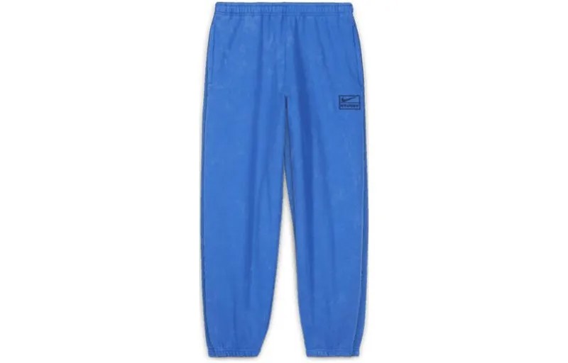 Синие спортивные штаны Nike x Stussy Acid Wash, цвет Blue