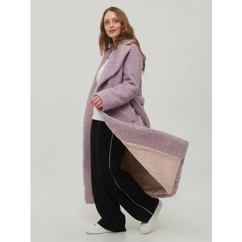 Пальто SCANDZA, размер 44, фиолетовый