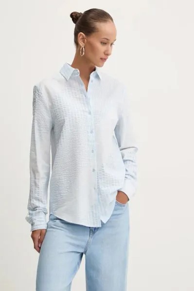 Рубашка CHIBA из хлопка Desigual, синий