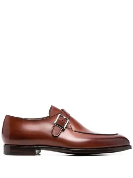 Туфли монки Lawrence Crockett & Jones, коричневый