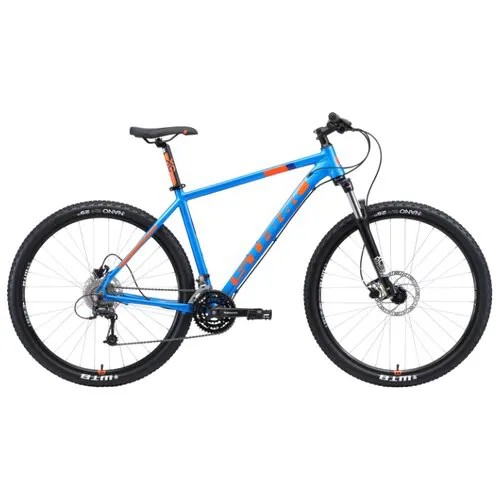 Горный (MTB) велосипед STARK Armer 29.6 HD (2019) голубой/оранжевый 18