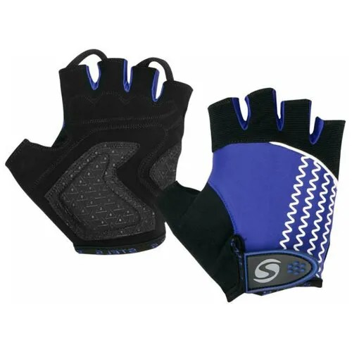 Перчатки STELS, размер 9.5, синий, черный