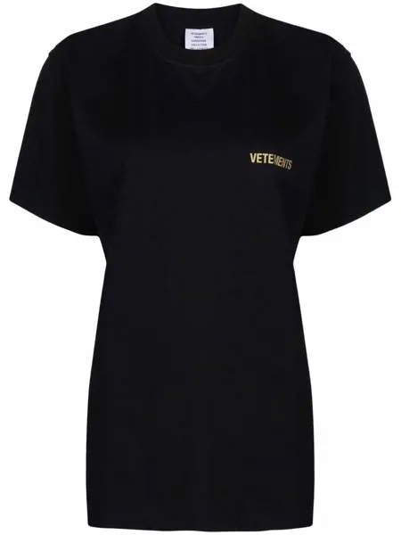 VETEMENTS logo crew-neck T-shirt