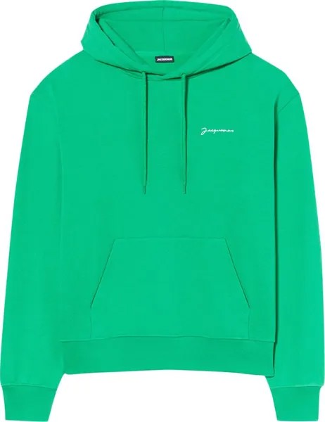 Толстовка Jacquemus Le Sweatshirt Brode 'Green', зеленый