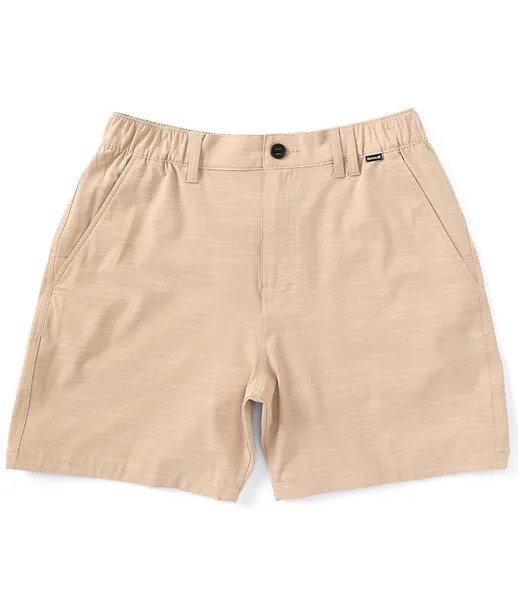 Hurley Phantom Slub 18 Шорты с внешним швом, коричневый
