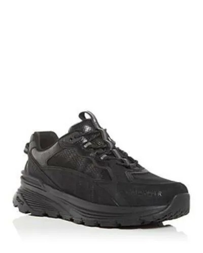 Moncler Мужские низкие кроссовки для бега Lite Runner на шнуровке, черные 43 евро, США 10