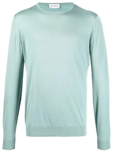 John Smedley джемпер тонкой вязки, синий