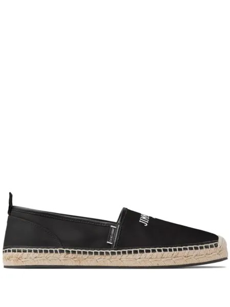 Jimmy Choo эспадрильи Egon с логотипом, черный