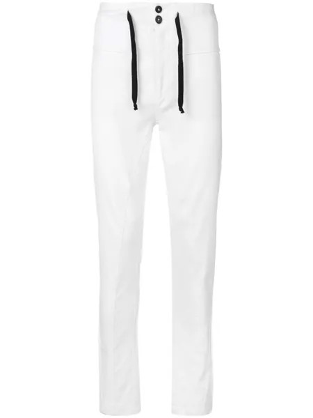 Ann Demeulemeester брюки узкого кроя, белый