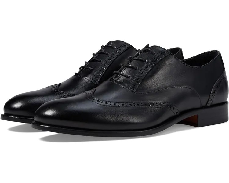 Оксфорды Massimo Matteo Corazzano Wing Tip, черный