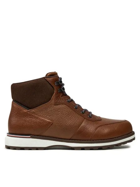 Ботинки Челси Tommy Hilfiger planos Corporate Warm Outdoor Lth Boot FM0FM05148 Marrón, коричневый
