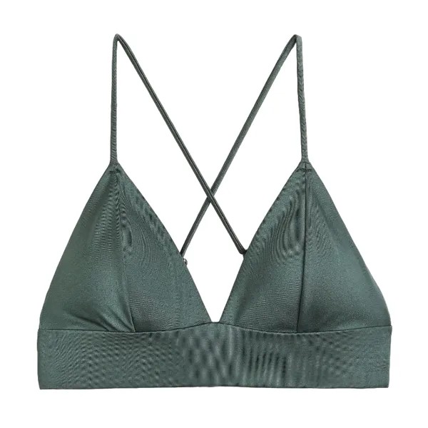 Лиф H&M Padded Bikini Top, хаки