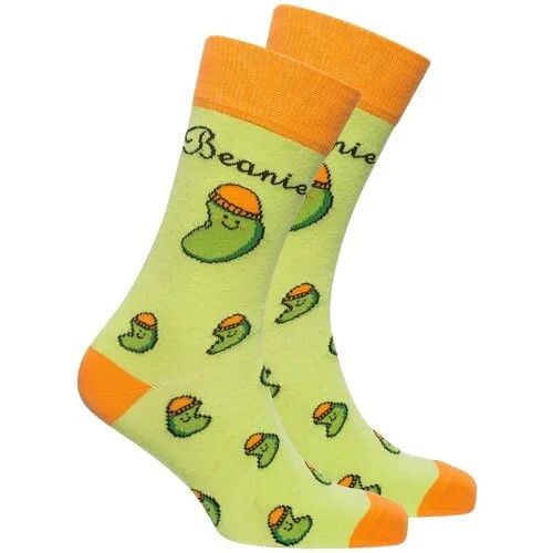 Носки Socks n Socks, размер 7-12 US / 40-45 EU, мультиколор, желтый, оранжевый, зеленый, горчичный