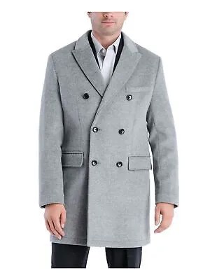 MICHAEL KORS Мужская серая двубортная куртка, верхнее пальто 46L