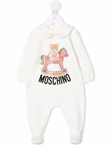 Moschino Kids пижама с принтом Teddy Bear