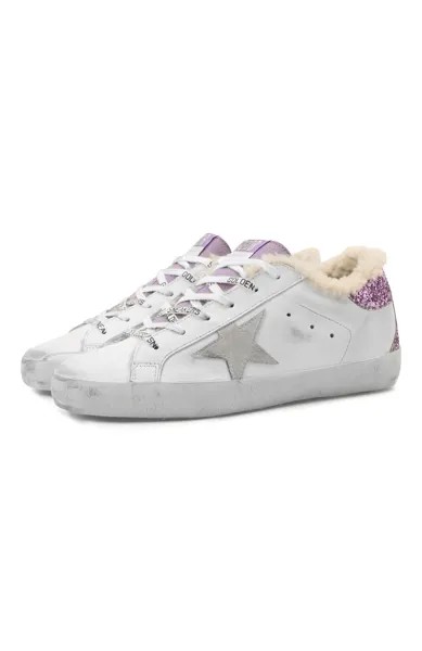 Комбинированные кеды Superstar Golden Goose Deluxe Brand