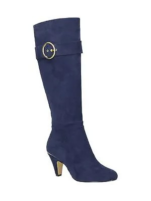 BELLA VITA Женские темно-синие модельные ботинки на каблуке с акцентом на пряжке и молнии, размер 6,5 N