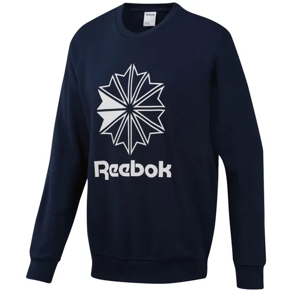 Толстовка Reebok Classics Foundation Activchill Starcrest Crew, синий