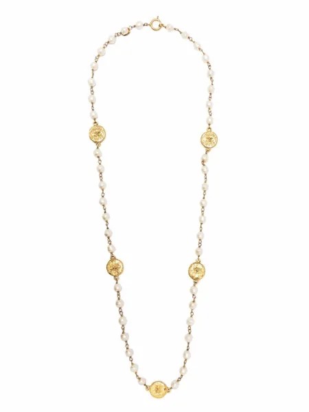Chanel Pre-Owned колье с логотипом CC