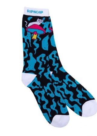 Носки RIPNDIP Psychedelic Socks Blue 2021