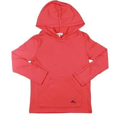 Tommy Bahama Boys Оранжевая удобная и уютная рубашка с капюшоном с длинными рукавами M BHFO 4165