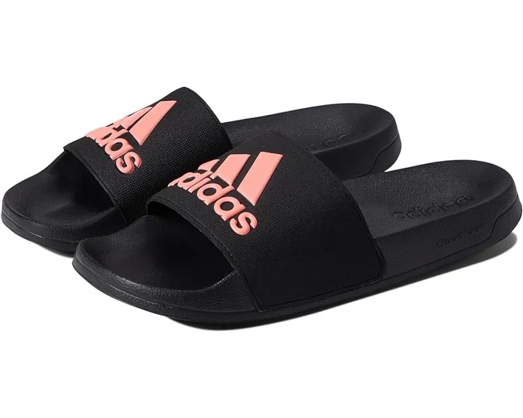 Сандалии Adidas Adilette Shower, цвет Black/Acid Red/Black