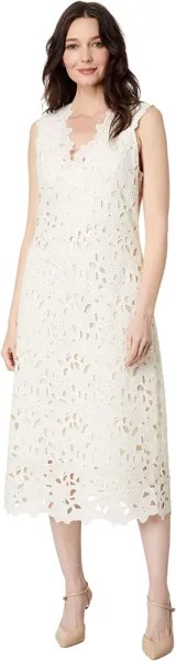Платье Vince Nouveau Lace V-Neck Dress, цвет Gesso