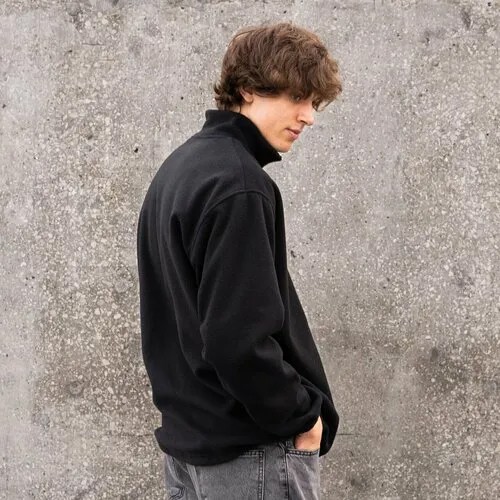 Свитшот Молодость Zip Fleece, размер XXL, черный