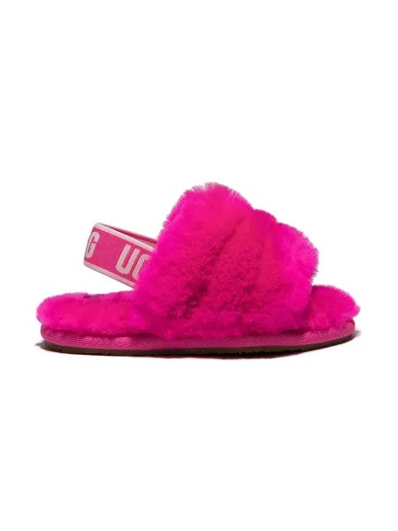 UGG Kids Fluff Yeah shearling sandals