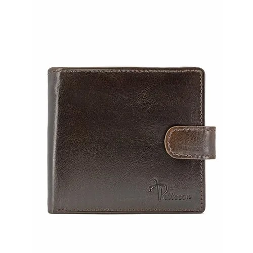 Портмоне Pellecon 113-301-2, фактура гладкая, коричневый