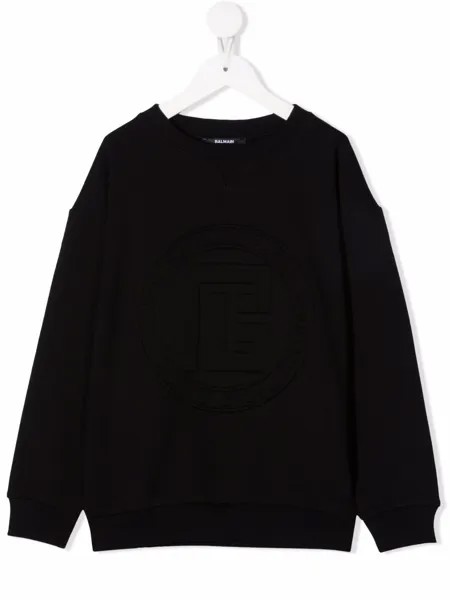 Balmain Kids толстовка с круглым вырезом