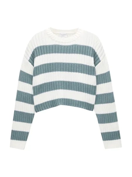Свитер Pull&Bear, светло-зеленый