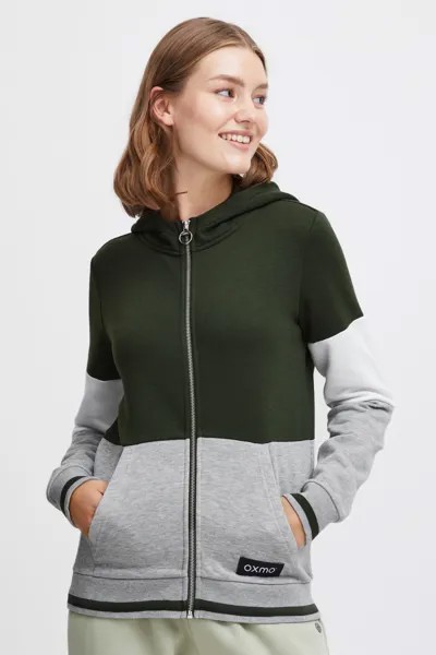 Толстовка Oxmo Kapuzensweatjacke OXOmanna, зеленый