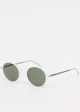 Круглые солнцезащитные очки в прозрачной оправе AJ Morgan-Прозрачный