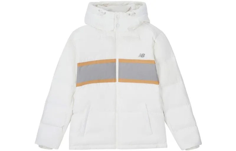 Пуховик мужской белый New Balance, белый