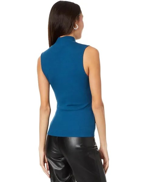 Свитер Sanctuary Essential Sleeveless Mock Neck, цвет Blue Jewel