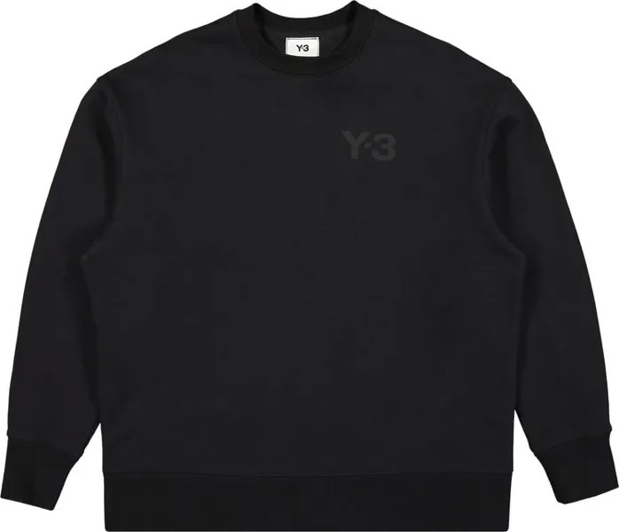 Толстовка Y-3 Classic Chest Logo Crew Sweatshirt 'Black', черный