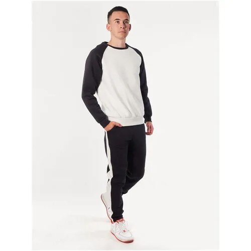 Мужской утепленный костюм-двойка Casual Wear, цвет синий, размер 4Xl (56)