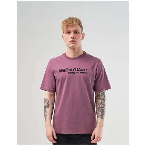 Футболка We Don’t Care Basic Logo T-shirt Purple