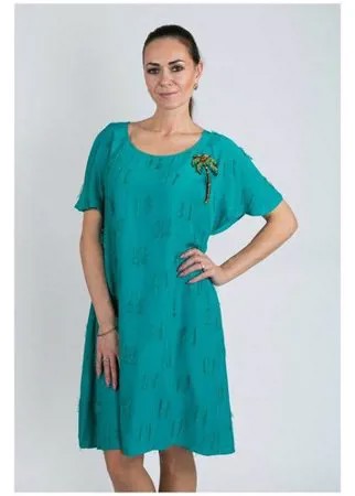 Платье, брошь, Beatrice_b, зеленый, Арт.6821_720 (46)