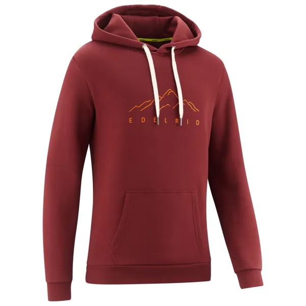 Толстовка с капюшоном Edelrid Spotter Hoody IV, цвет Vinered