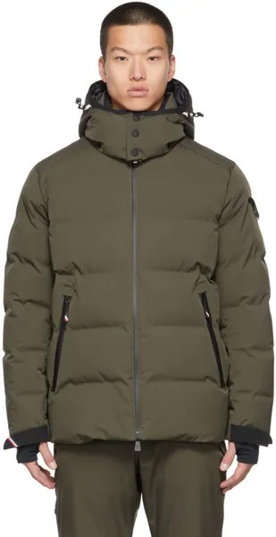 Зеленый пуховик Montgetech Moncler Grenoble