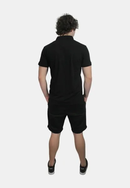 Рубашка поло Emporio Armani, черный