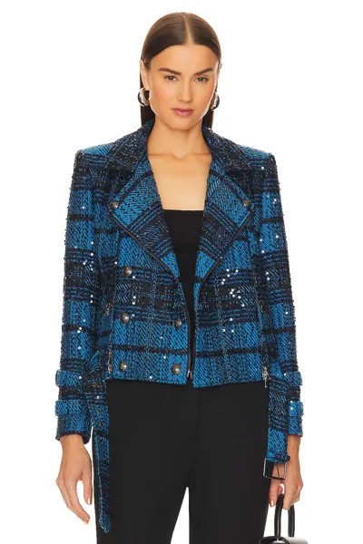 Куртка L'AGENCE Billie, цвет Cobalt Multi Tweed